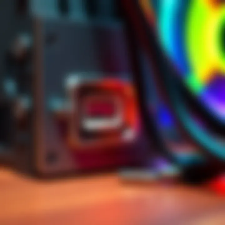 Front USB Port Not Working Close-up of a computer's front USB port with cables attached but not functioning, showing a loose part next to it.