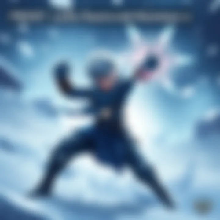 Frost character using abilities in a snowy environment with no cold resistance effect visible