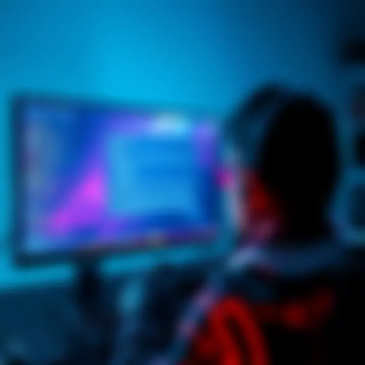 A gamer looking at a computer screen with Frosty Mod Manager open, showing error messages and mod options.