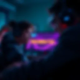 Frustrated Gamer After Disconnection A party host looking upset while sitting in front of a game console, showing a 'disconnected' screen. A friend in the background appears disappointed, highlighting the frustration of unexpected game g...