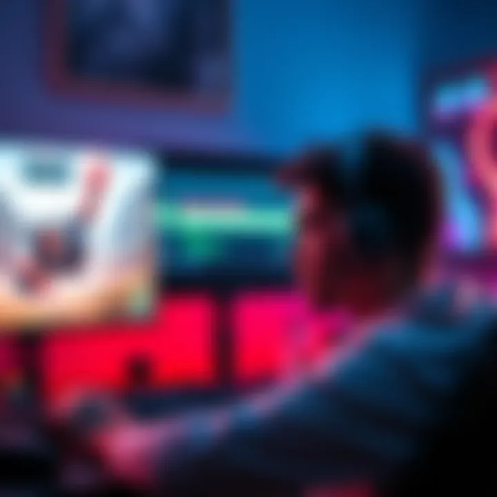 A gamer showing frustration while playing Wilds with AMD graphics card, screen displaying stuttering gameplay