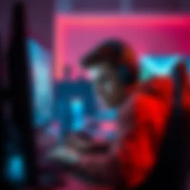 A gamer looks upset while playing a video game, showing their frustration with an AFK teammate.