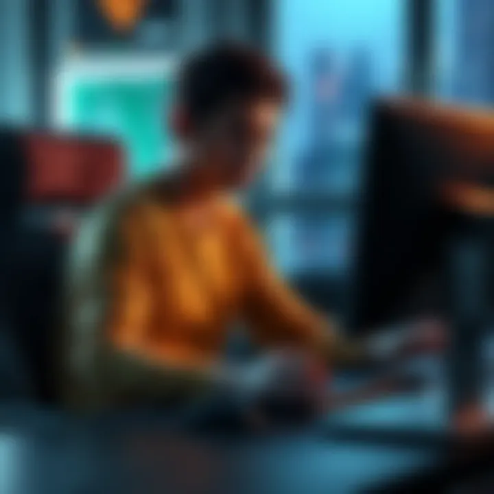 A gamer sits at their computer, looking disappointed after spending credits on a gaming crate that yielded no rewards.