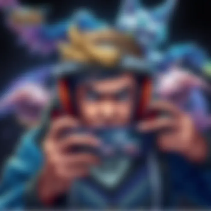Gamer showing frustration while playing Mobile Legends: Bang Bang on a smartphone with a disappointed expression.