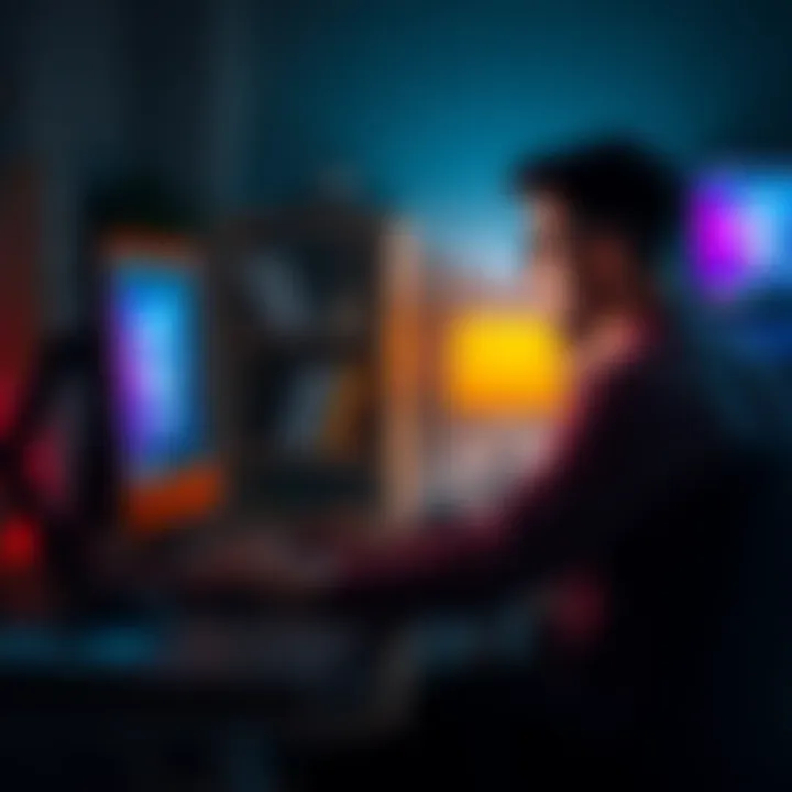 A person sits at a desk, staring at a computer screen with a frustrated expression, symbolizing feeling stuck at level 9 despite completing tasks