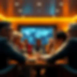 A group of actors expressing disappointment over unfair treatment regarding their prestige rewards in a meeting setting