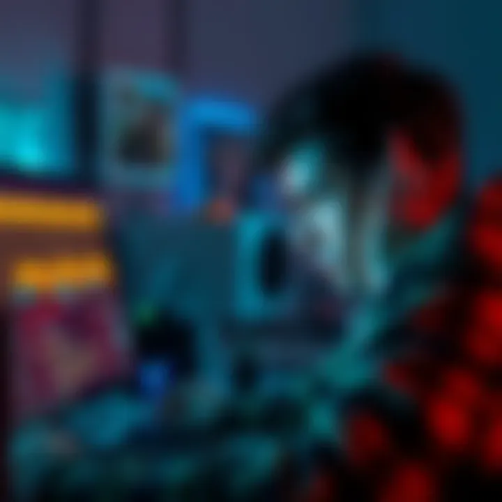 A person looking at their computer screen, showing frustration over a banned account issue with a seller.