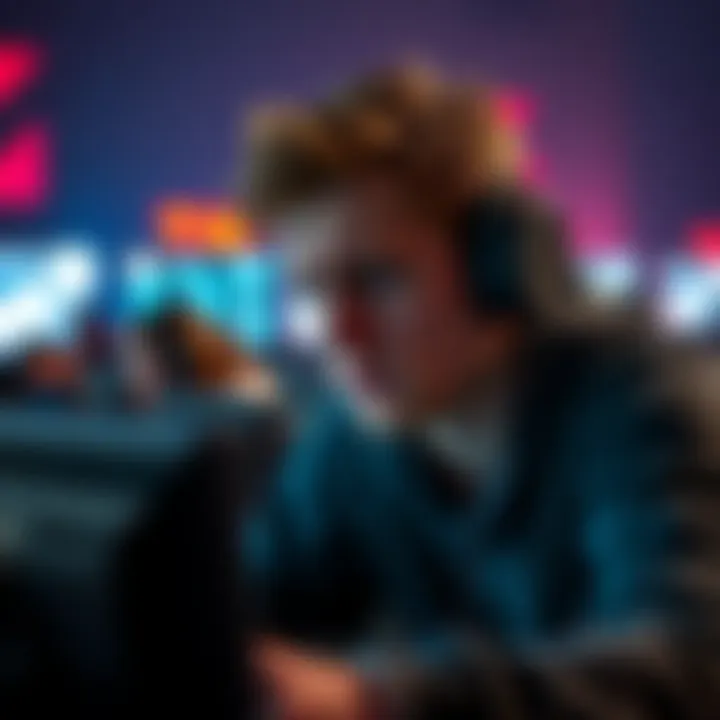 Frustrated Dota 2 player A player looking upset while playing Dota 2, showing signs of frustration with their teammates during a match.