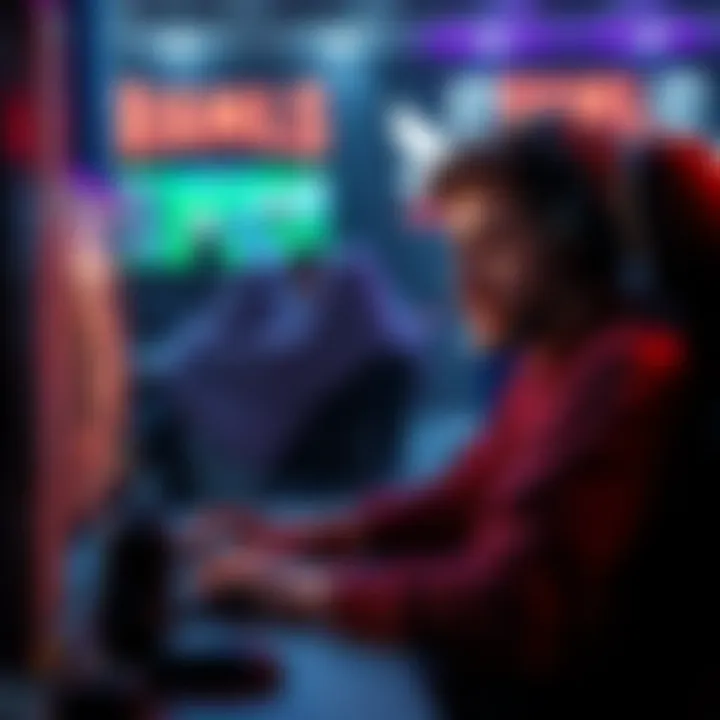 A gamer looking upset while playing a video game, showing frustration over teamwork issues in DMZ.