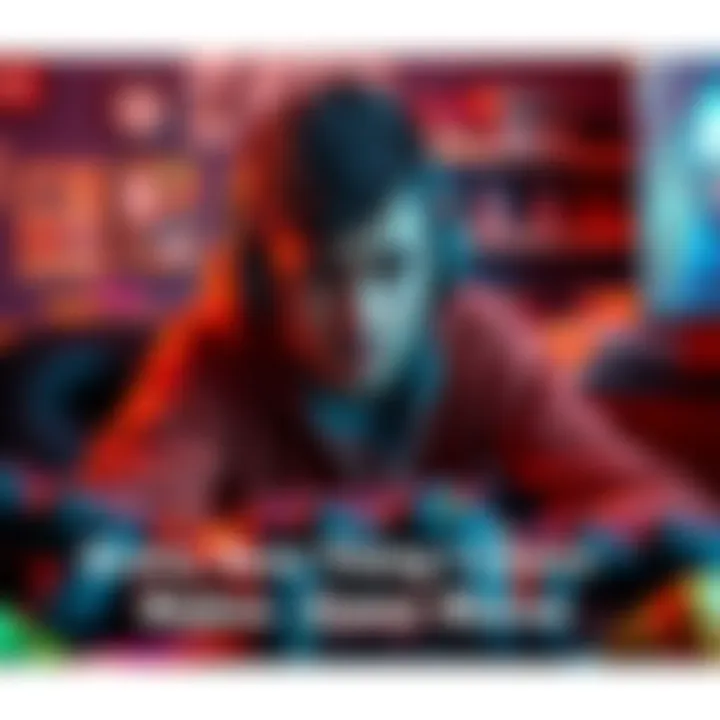 A gamer looking disappointed while playing a video game, surrounded by game controllers and snacks.