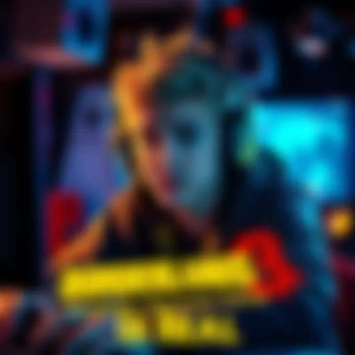 A gamer looking frustrated while playing Borderlands, surrounded by gaming gear and a glowing screen, reflecting on annoying character voices