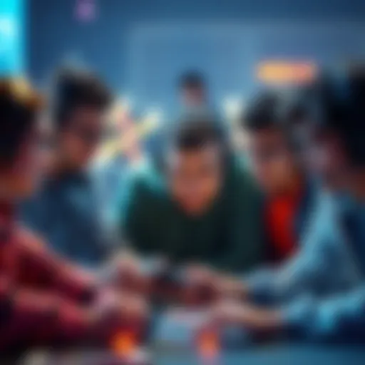 A group of gamers showing frustration during a weekend gaming session, one player refuses to quit despite the tension