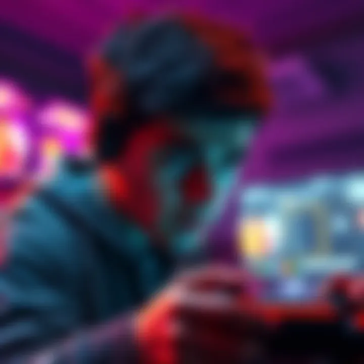 Frustrated gamer looking at a screen A person showing frustration while trying to earn Glory points on their gaming device