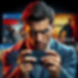 Frustrated gamer with video game remakes A gamer looks upset while holding a controller, surrounded by game covers of Resident Evil and Metal Gear Solid, illustrating frustration with game remake release order.