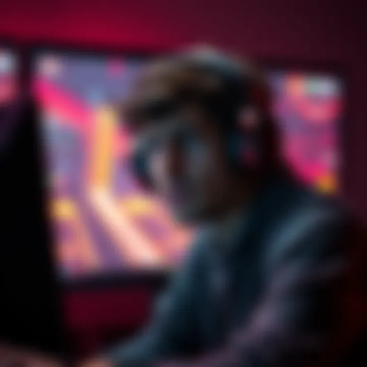 A gamer showing frustration while playing Apex, with an expression of disappointment and headphones on, symbolizing audio issues.