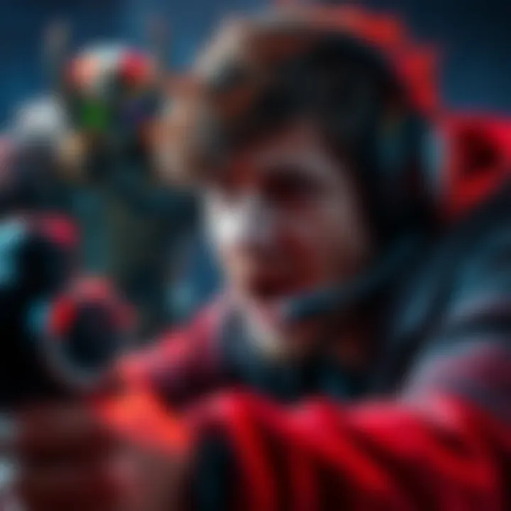 A gamer looks frustrated while facing a tough enemy in a video game, highlighting the challenge of aggressive foes