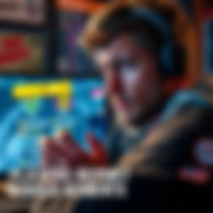 A gamer looking upset while playing Borderlands 4, showing a screen with bugged achievements