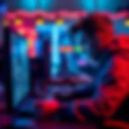 A player showing frustration while playing a video game, with a focused expression and a controller in hand