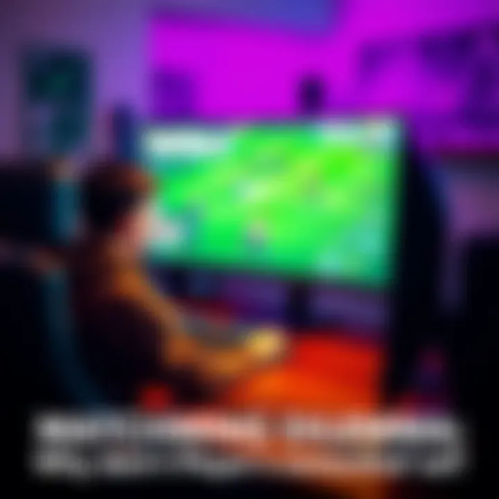 A gamer sitting at a desk looking frustrated with a game on the screen, hinting at matchmaking issues and lack of interaction