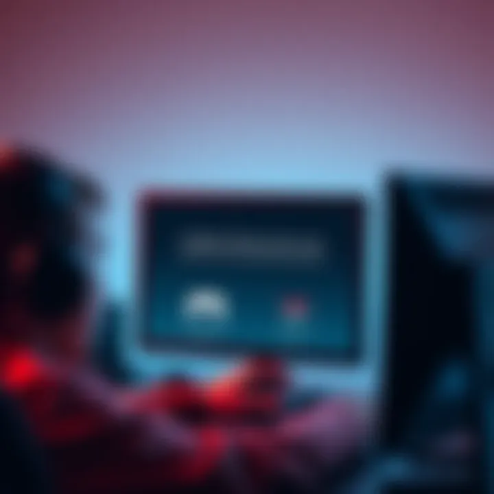 A gamer looking frustrated while trying to redeem a game code on a computer screen showing an error message