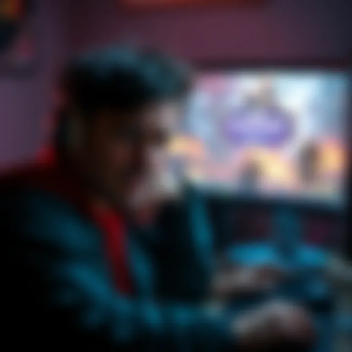 A dedicated gamer looks stressed while staring at a game screen showing a lost vault and a wipe notification