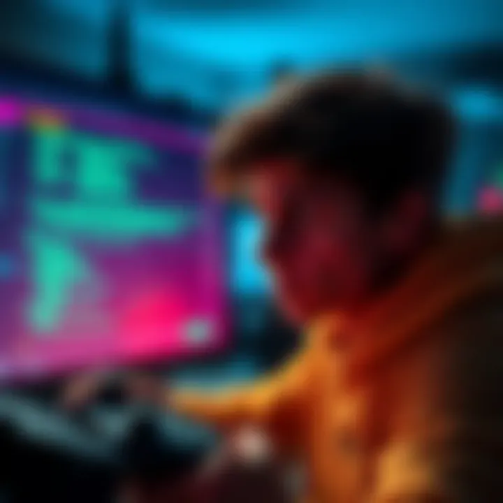 A gamer looking frustrated at their console with a glitchy screen, symbolizing server stability problems