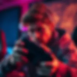 Frustrated gamer with a controller A gamer showing frustration while playing with a controller, depicting the impact of AI failures on gaming performance