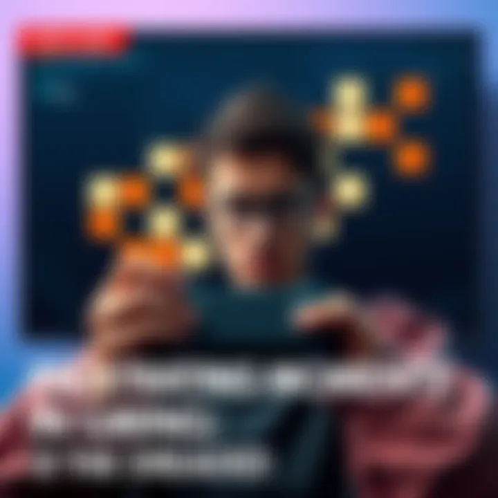 Frustrated Gamer with Controller A gamer looks frustrated while holding a controller, staring at the screen showing breakable blocks in a video game.