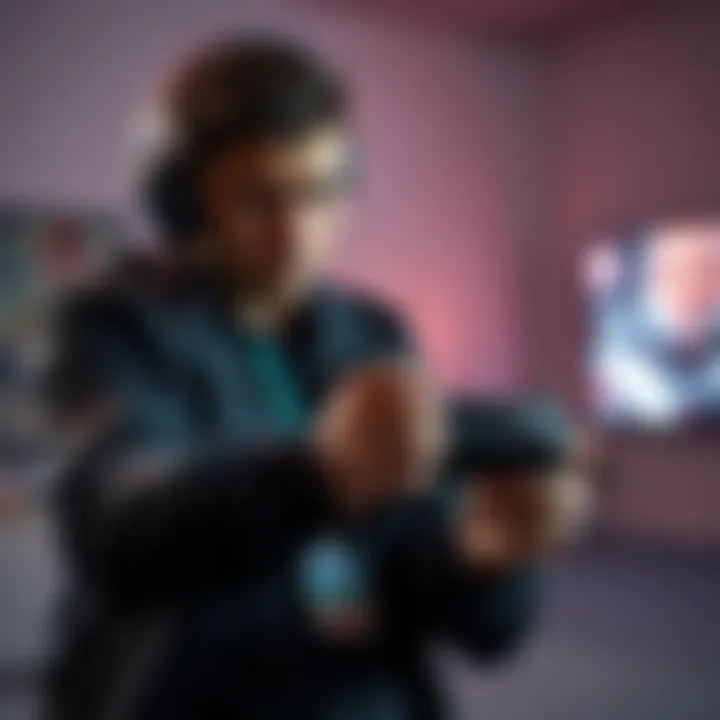 A gamer looks frustrated while holding a game controller, reflecting disappointment with a game feature
