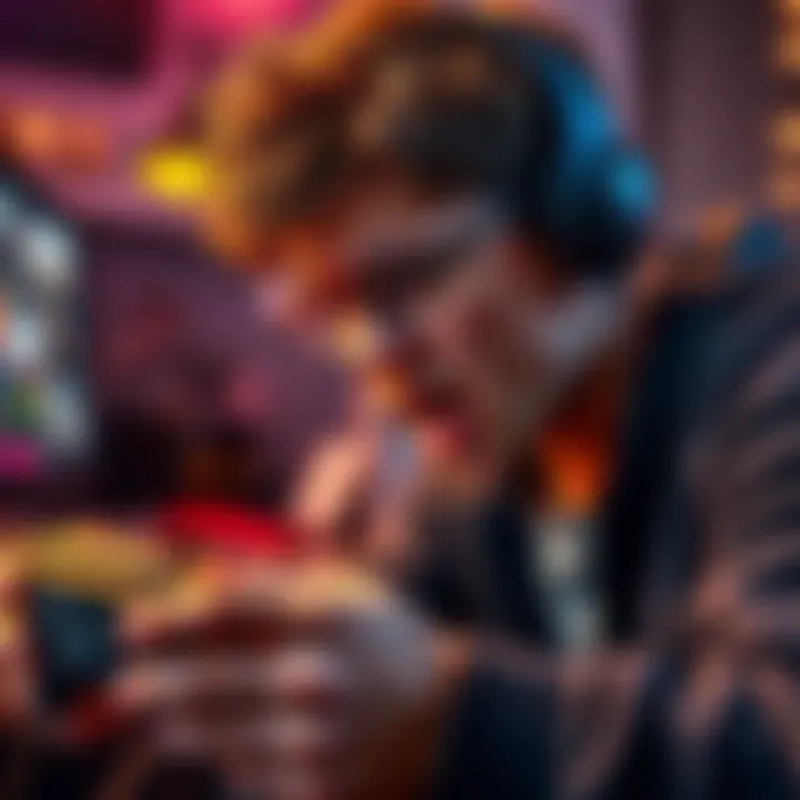 A gamer showing frustration while playing a disappointing game demo on their console