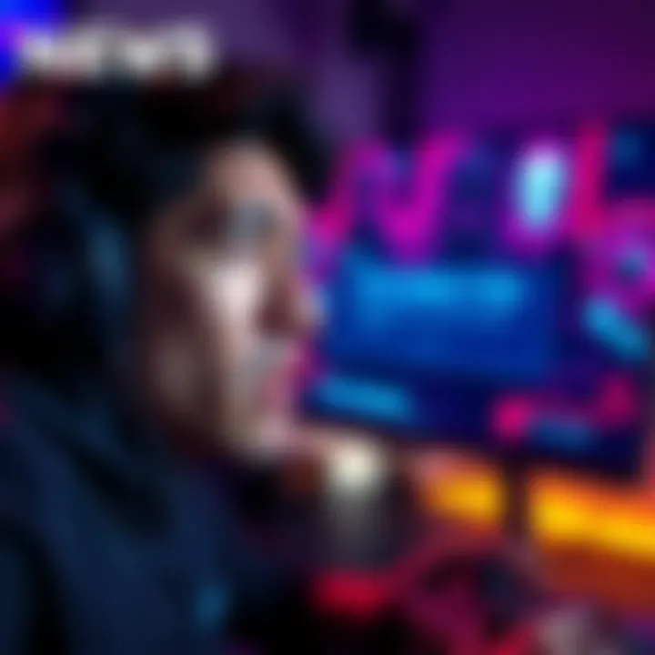 A gamer with a stressed expression staring at a screen displaying a disconnection message during gameplay.