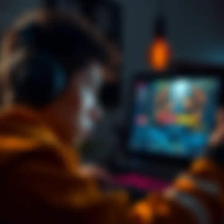 A gamer showing frustration while playing Div2, with a screen displaying the game interface.