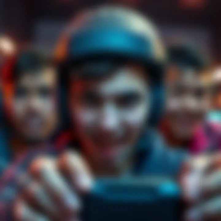 A gamer frustrated while facing an annoying in-game enemy, showing expressions of annoyance and concentration.