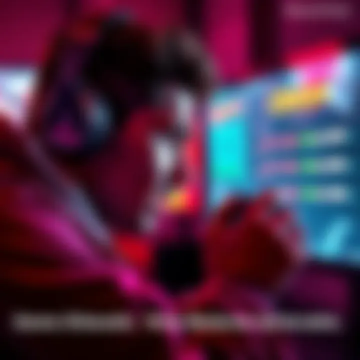 A gamer showing frustration as their screen displays a game crash, with error messages visible.