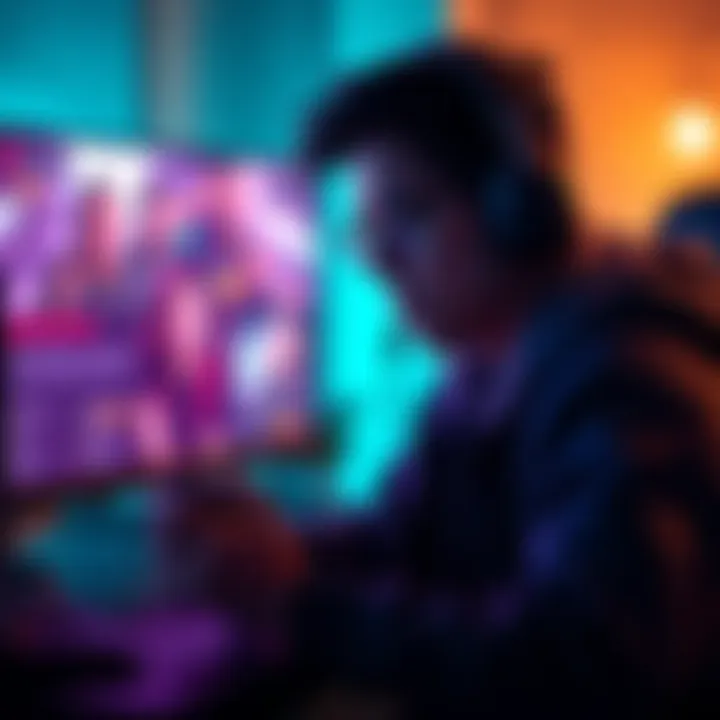 A gamer visibly frustrated while playing xCloud, facing lag issues on the screen