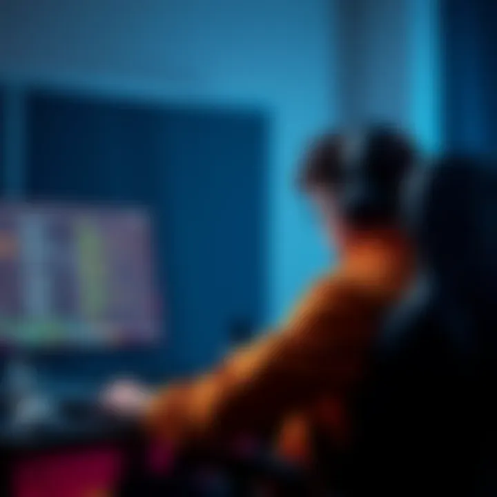 A gamer sitting in front of a computer with a Linux interface, looking upset about game malfunctions and installation issues.