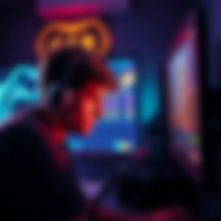 A disappointed player stares at their game screen showing MR requirements, expressing frustration with progress in gaming.