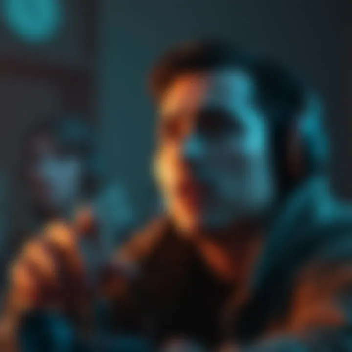A gamer looks disappointed while playing Man of Medan, reflecting on the game's unsatisfying ending