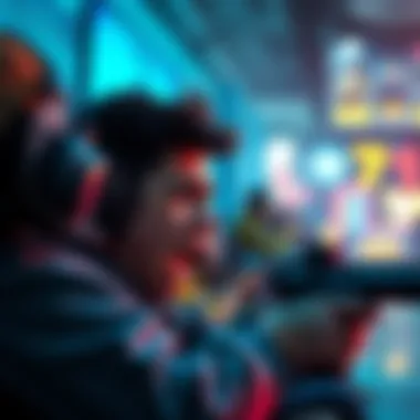 A gamer looks exasperated while playing a shooting game with powerful NPCs that can shoot from afar.