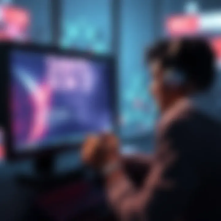 A person looking disappointed at their computer screen, showing a game crashing error for Saints Row 2.