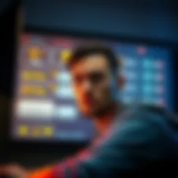 Frustrated gamer at postgame screen A player looks frustrated at a postgame screen with multiple buttons on display, wishing for a simpler exit process.