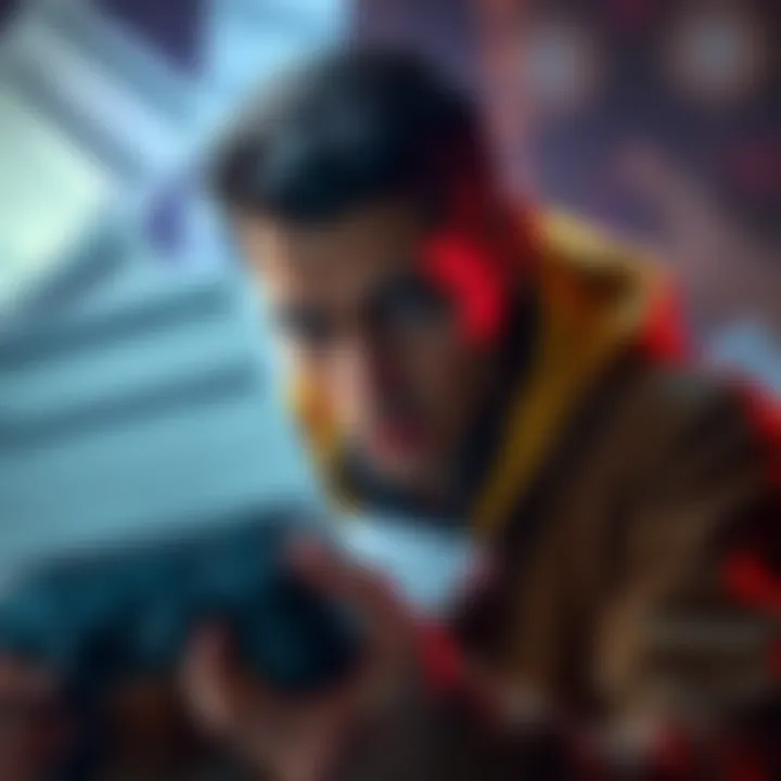 Frustrated gamer seeking refund from Ubisoft A person looking upset while holding a gaming console, surrounded by refund request documents, symbolizing the frustration with Ubisoft's customer service.