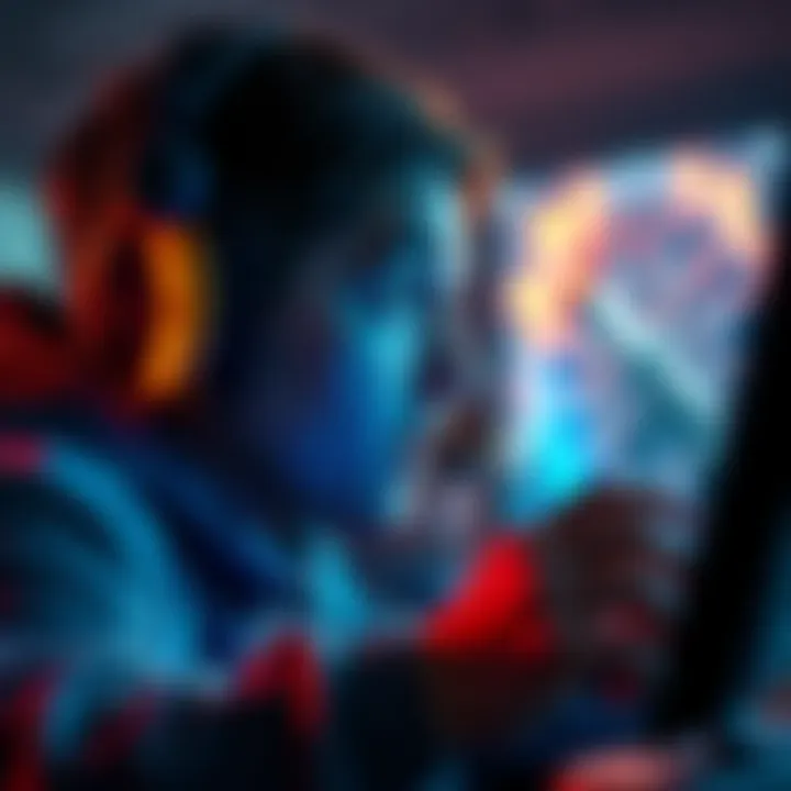 A player looking frustrated while gaming alone, with a chat window showing angry messages from teammates about gameplay actions like crouching.