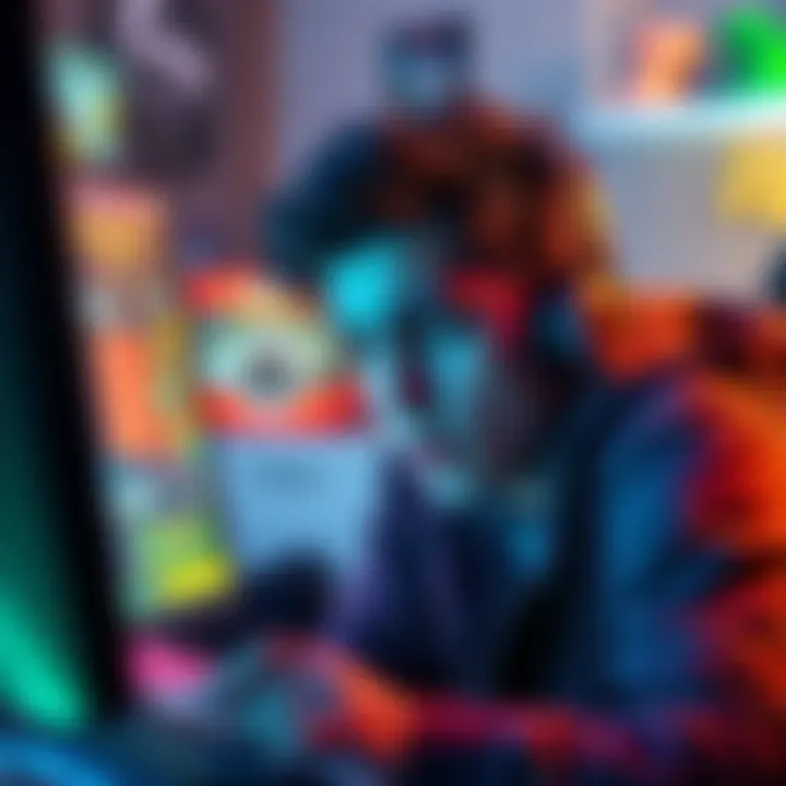 A player shows frustration while playing Arena Breakout on a computer, with visible errors on the screen.