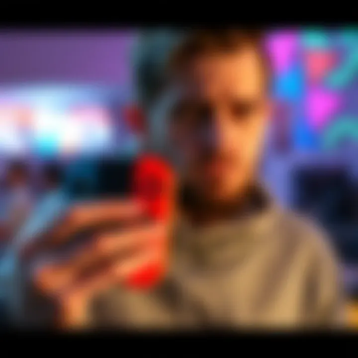 Frustrated gamer with Switch 2 A gamer looks frustrated while holding a Switch 2 console, expressing disappointment over Joy-Con connectivity issues, with the console and controllers in view.