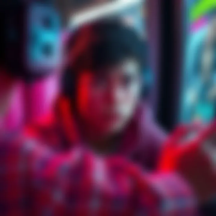 A gamer appears frustrated while playing Tiffany, with a visible character blocking the screen, making it hard to see the game.