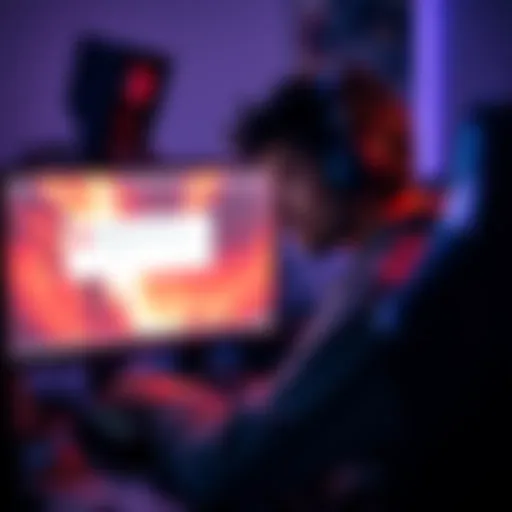 Frustrated gamer uninstalls game A casual gamer looks frustrated while staring at their computer screen, showing an error message about account requirements. The gaming setup includes a headset and gaming chair.