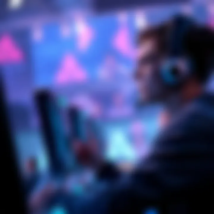 Frustrated gamer watching a match A gamer looking disappointed while watching a competitive gaming match, reflecting frustrations with Diamond DPS players