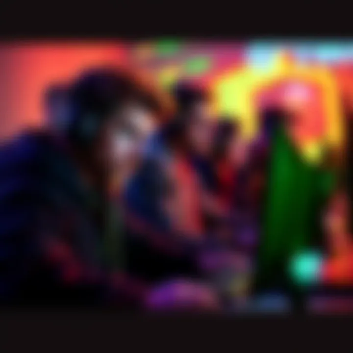 Frustrated gamers at a computer A group of gamers looking disappointed at their computers, expressing frustration with the current game season.