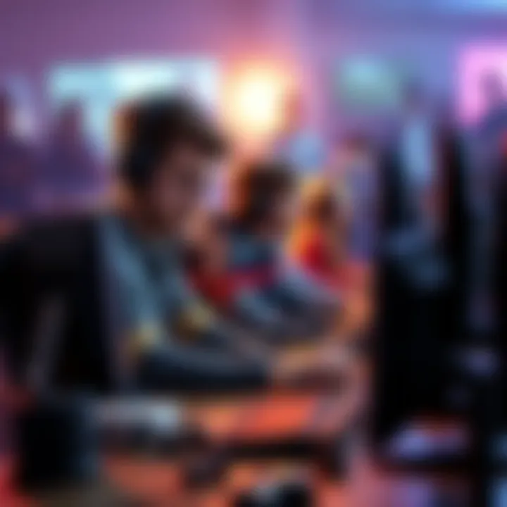 A group of gamers express frustration while playing at their computers, highlighting the delays in game updates from Valve.